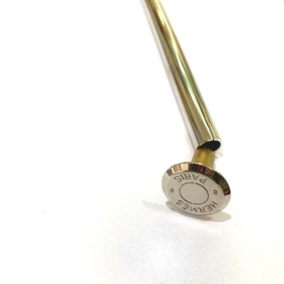 HERMES 2WAY Hand Bag HerbagMM Shoulder Bag Toile Officier/Leather Brown/Natural - Picture 11 of 12